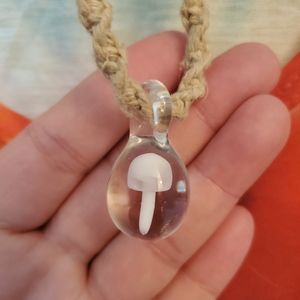 Mushroom necklace